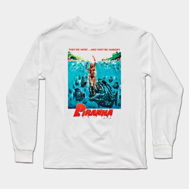 Piranha Long Sleeve T-Shirt by parashop